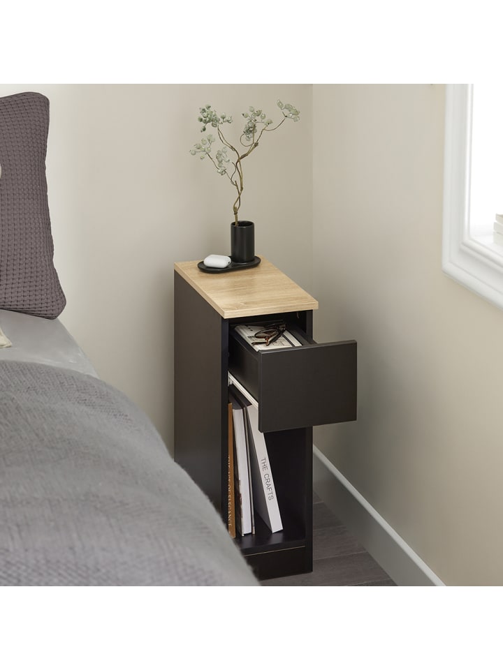 SoBuy Nachttisch in Schawrz - (B)20 x (H)60 x (T)35cm günstig kaufen onesize