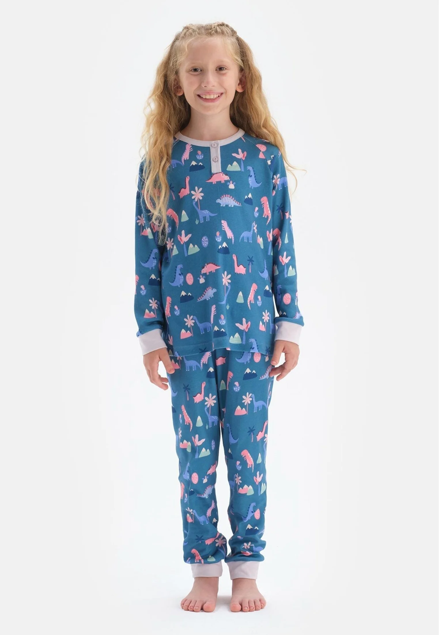 DAGI CREW NECK ANIMALSET - Pijama