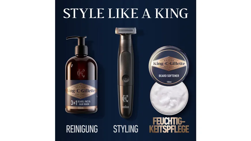 King C. Gillette Bartpflege Bartbalsam 100 ml