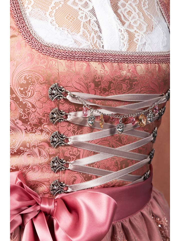 Edelnice Midi Dirndl Sophia in rose günstig kaufen
