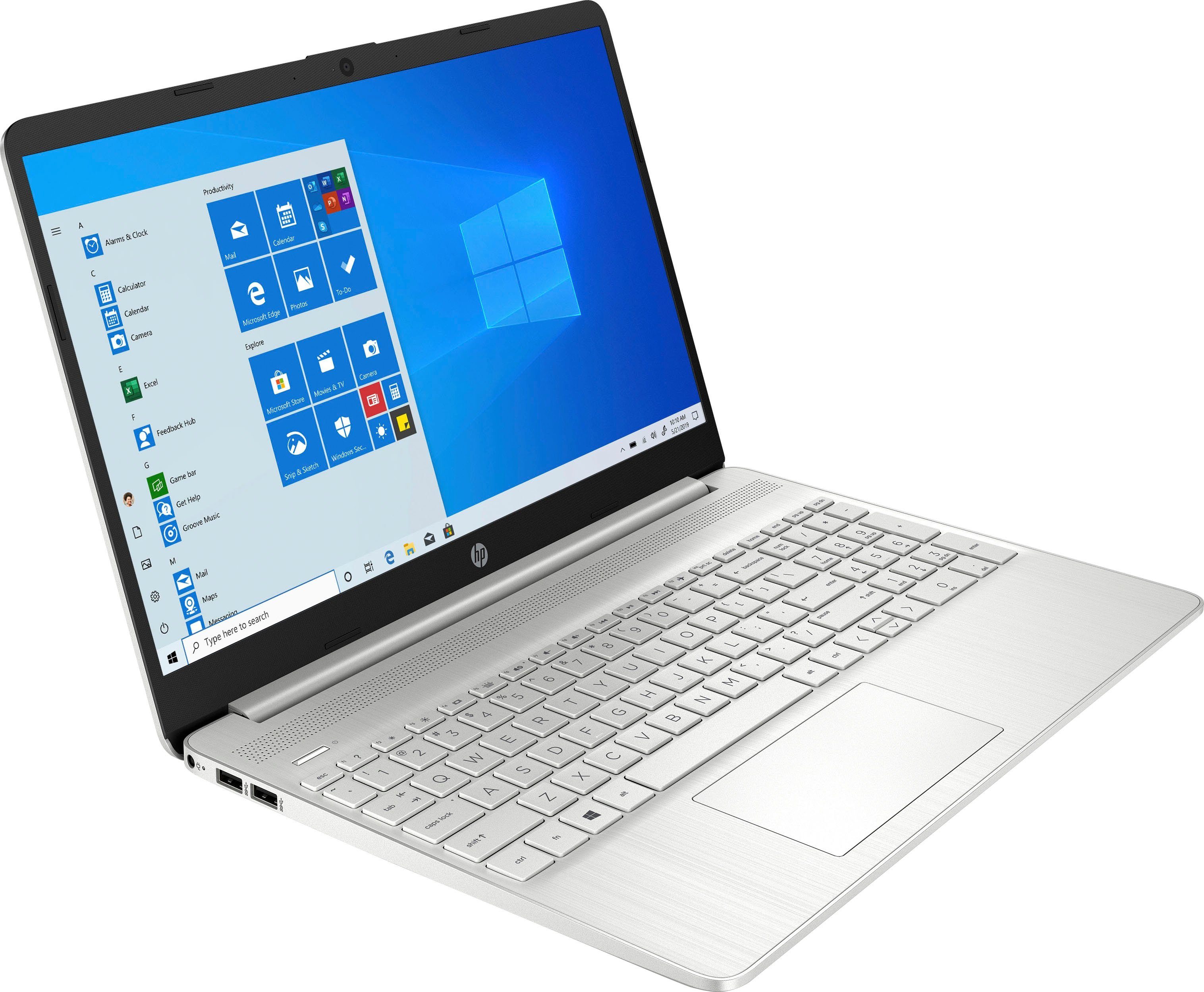 HP 15s-eq2200ng Notebook (39,6 cm/15,6 Zoll, AMD Ryzen 5 5500U, Radeon Graphics, 512 GB SSD, Windows 11)