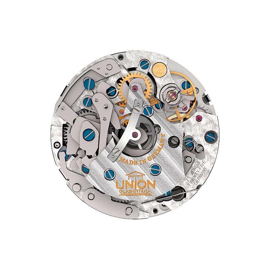 Union Glashütte Herrenuhr Viro Datum 41 mm