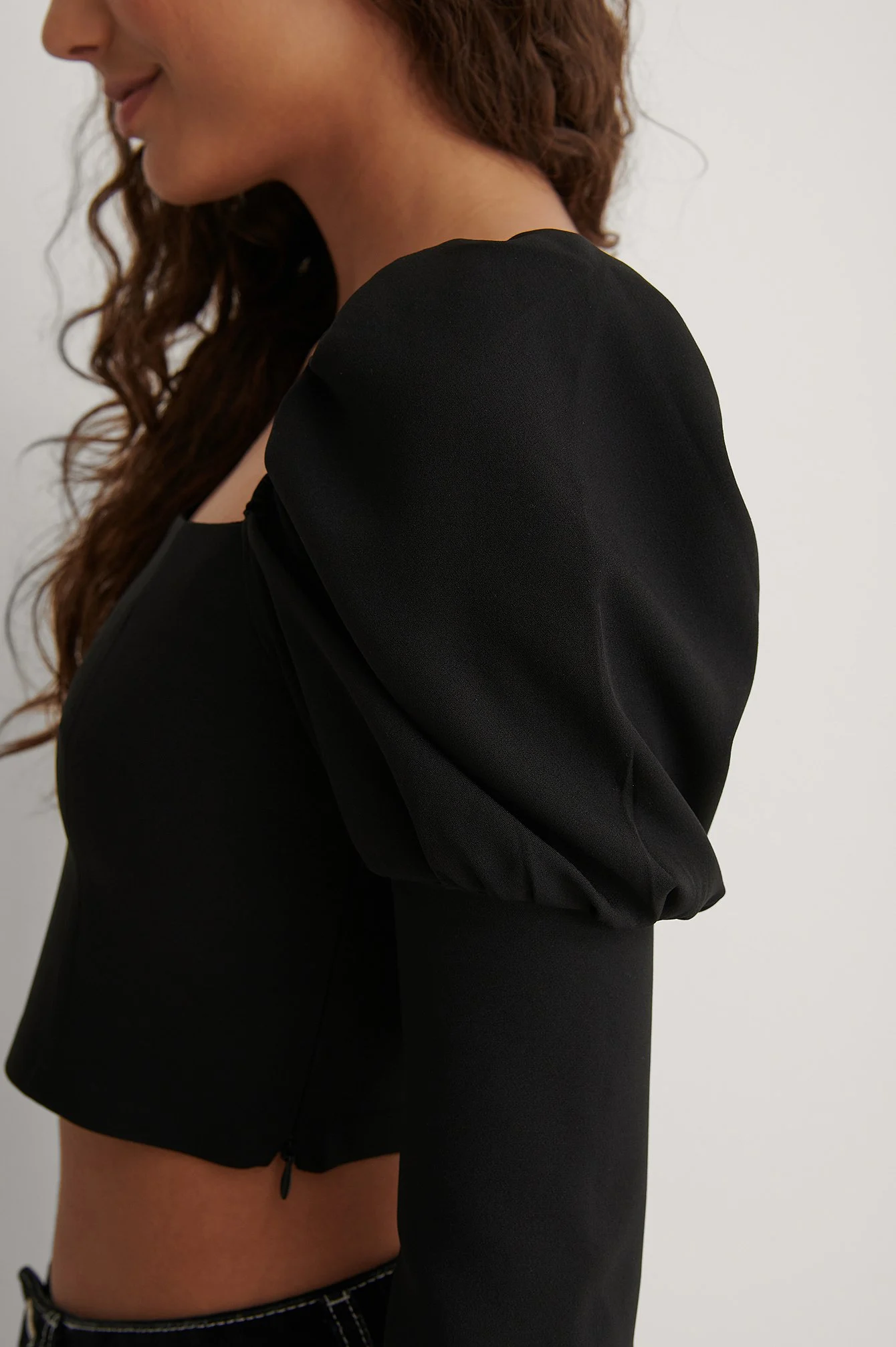 Bluse Mit Ärmeldetail