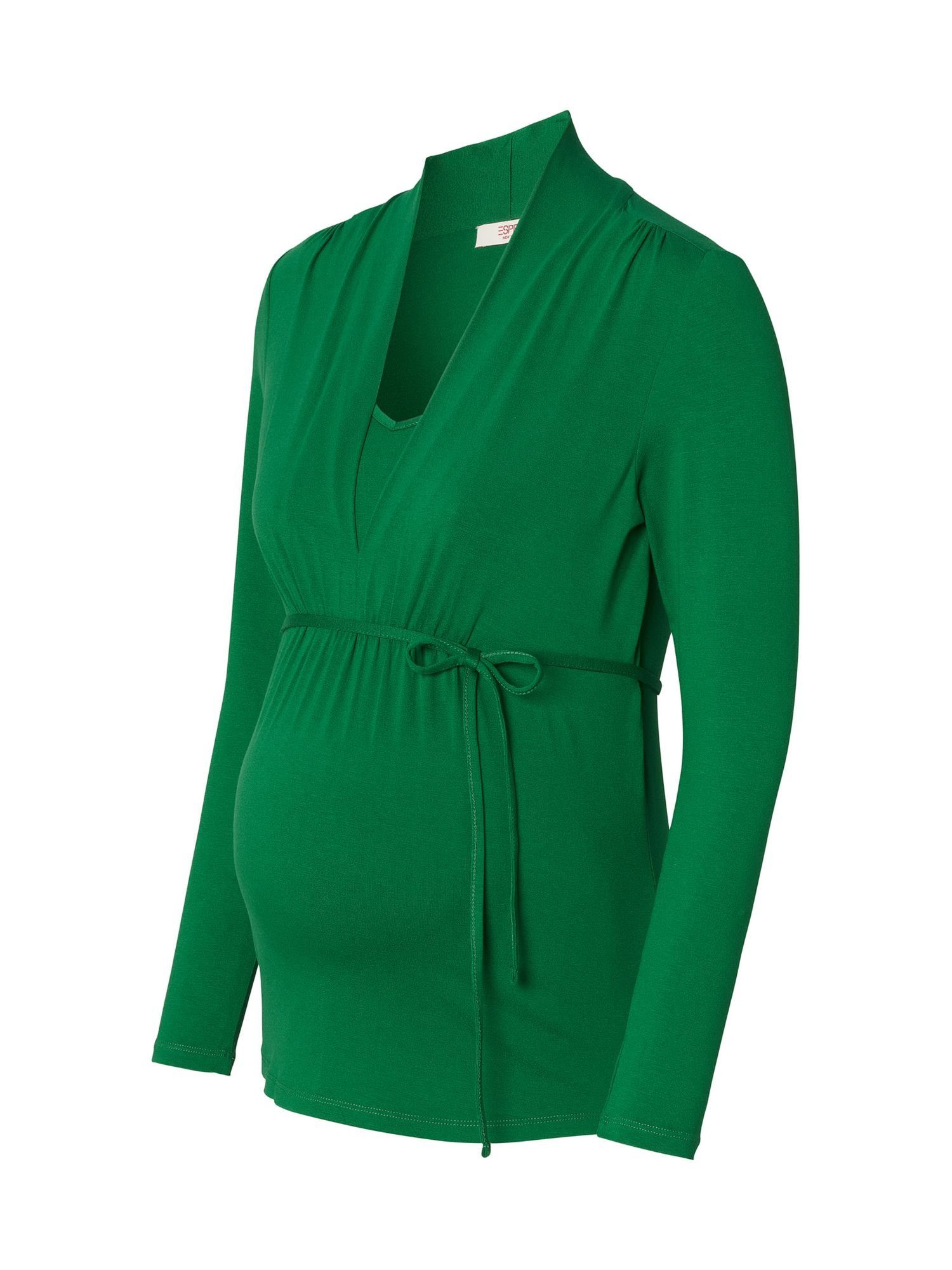 ESPRIT maternity Umstandsshirt Umstands-Longsleeve mit V-Ausschnitt
