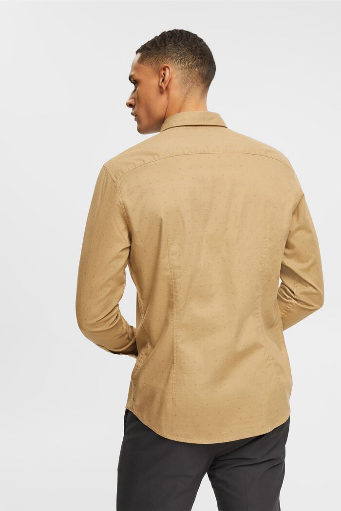 Button-Down-Hemd mit Micro-Print