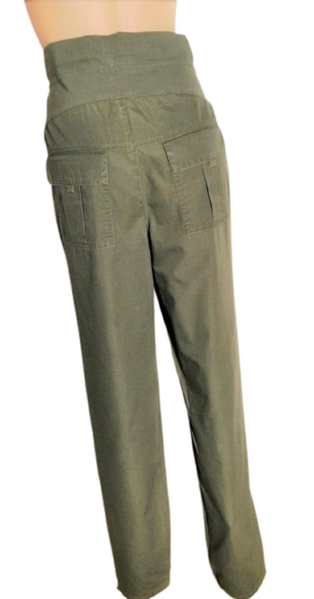 christoff Umstandshose DORO ORA-33606 oliv Stretchbund Taillenhöhe