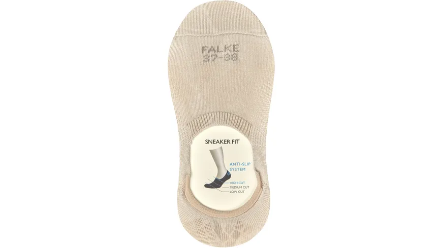 FALKE Damen Füßlinge Step High Cut Beige