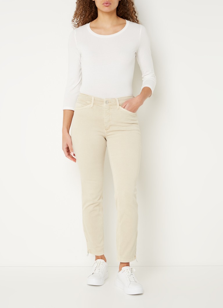 MAC Jeans Dream Chic mid waist slim fit jeans with colored wash