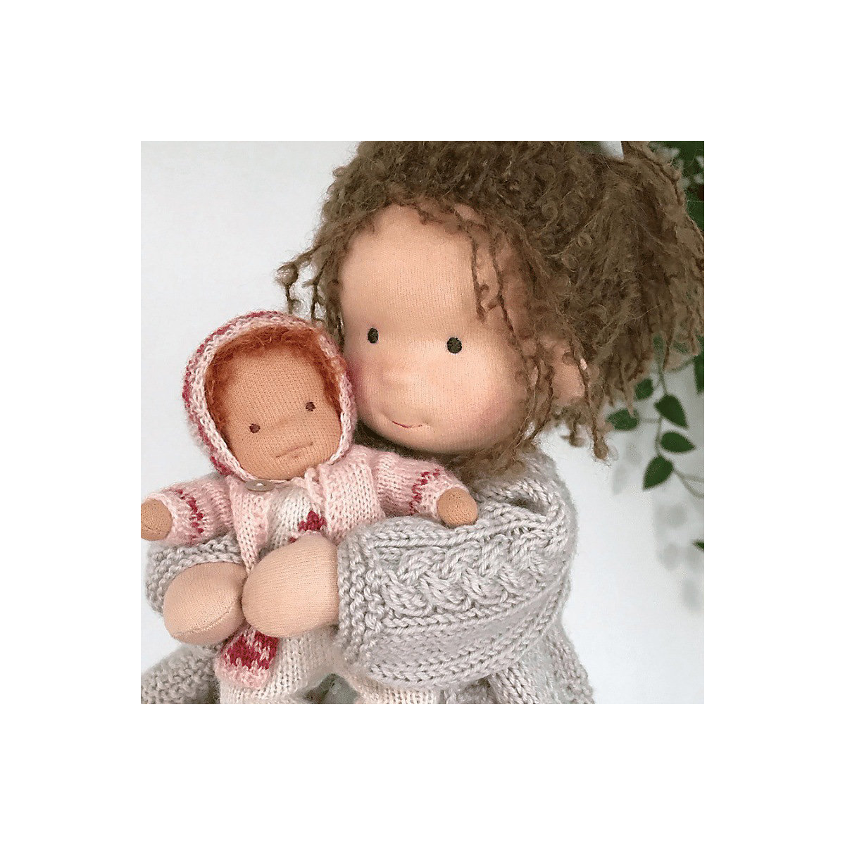 Puppe zum Anziehen für Kinder Handgemachte Mini-DIY-Anziehpuppe