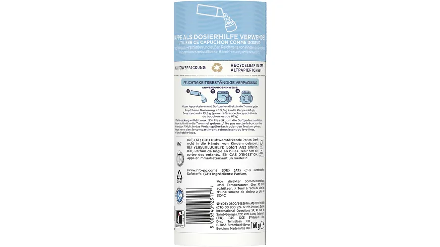 Lenor Wäscheparfüm light Frische Baumwollblüte 160 g