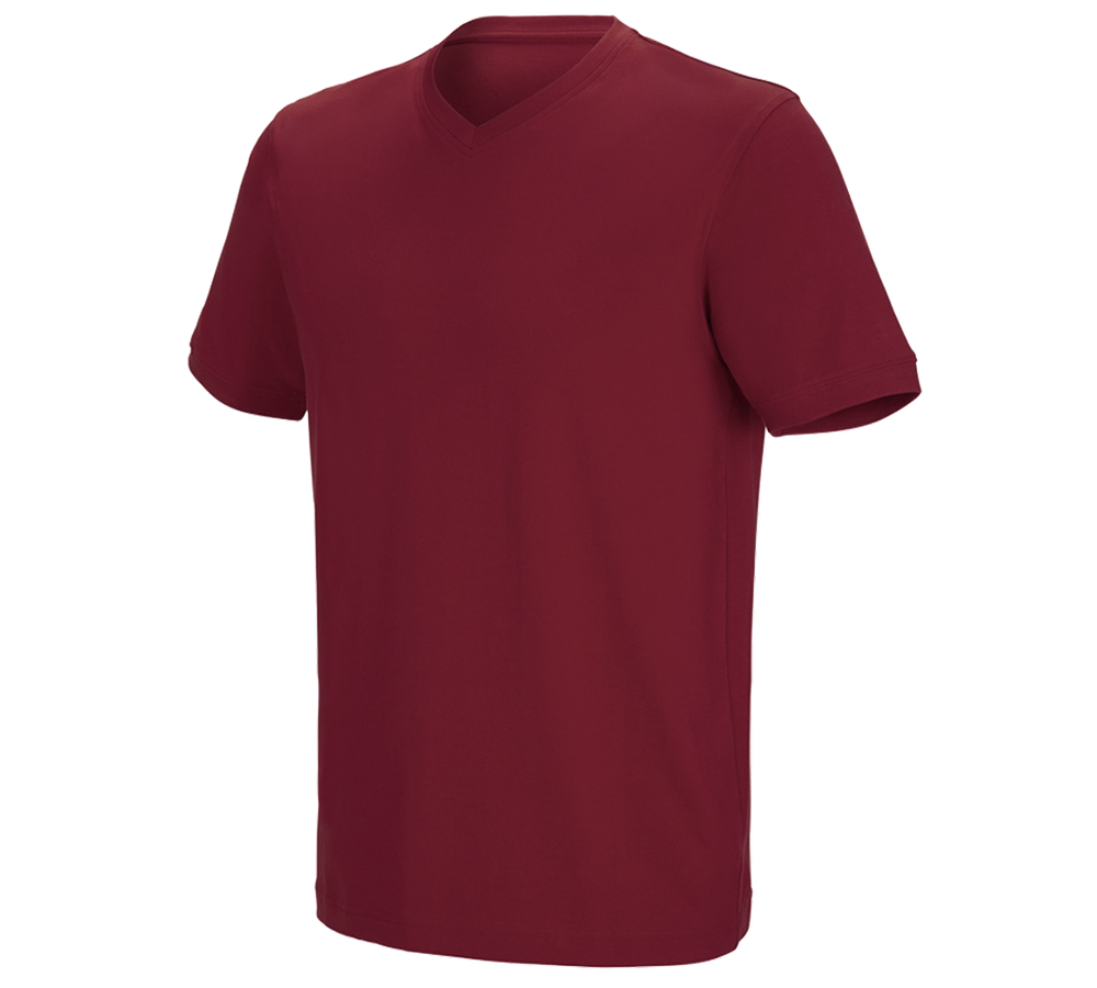 e.s. T-Shirt cotton stretch V-Neck