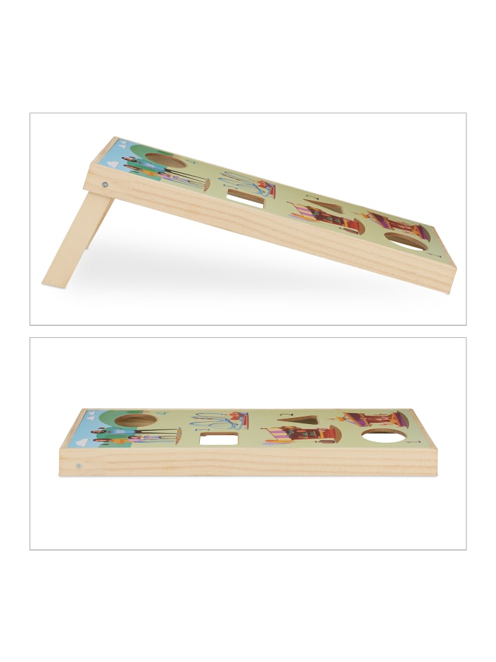 relaxdays 11tlg. Cornhole in Bunt - (B)29 x (H)18 x (T)58 cm günstig kaufen onesize
