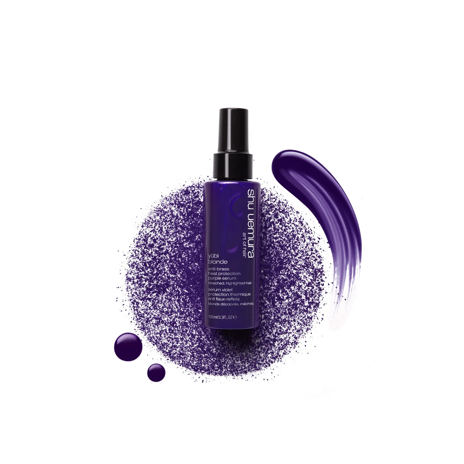 Yubi Blonde Anti-Brass Thermo Protection Purple Serum - Hårserum