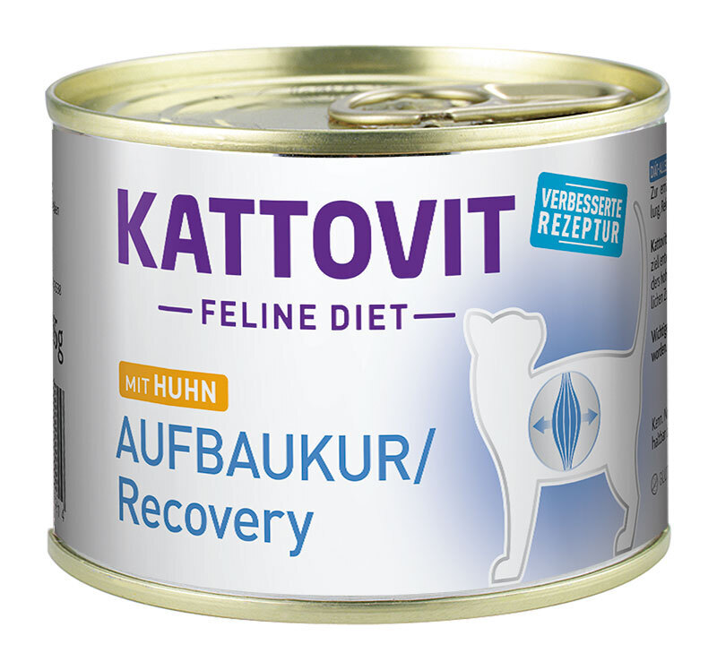 KATTOVIT Aufbau & Rekonvaleszenz KATTOVIT Feline Diet Aufbaukur Huhn 12x185g