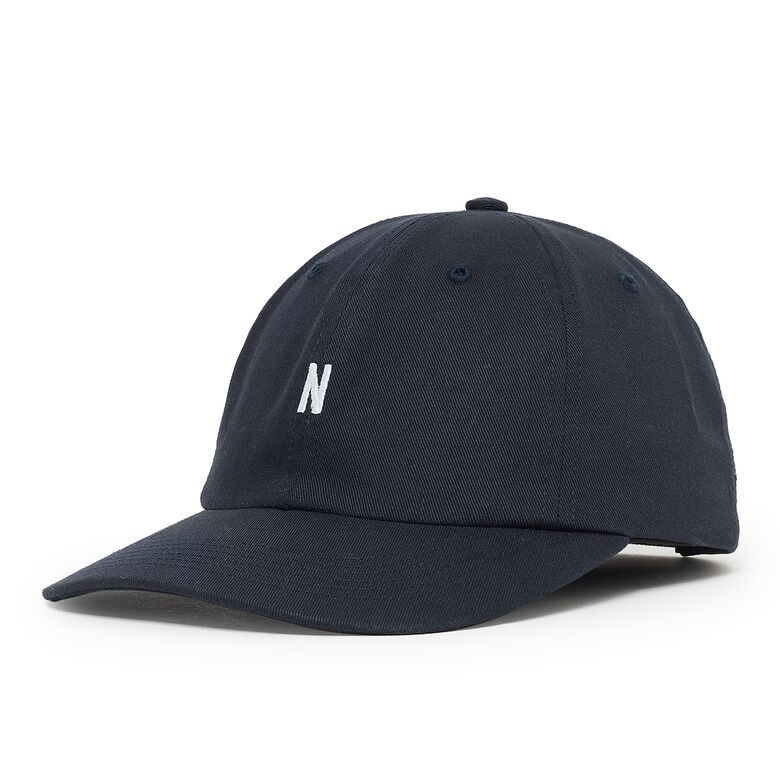 Norse Projects Twill Sports Cap dark navy