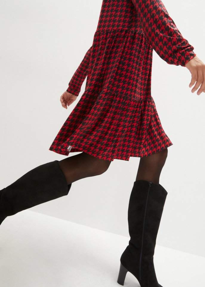 Shirtkleid Hahnentritt