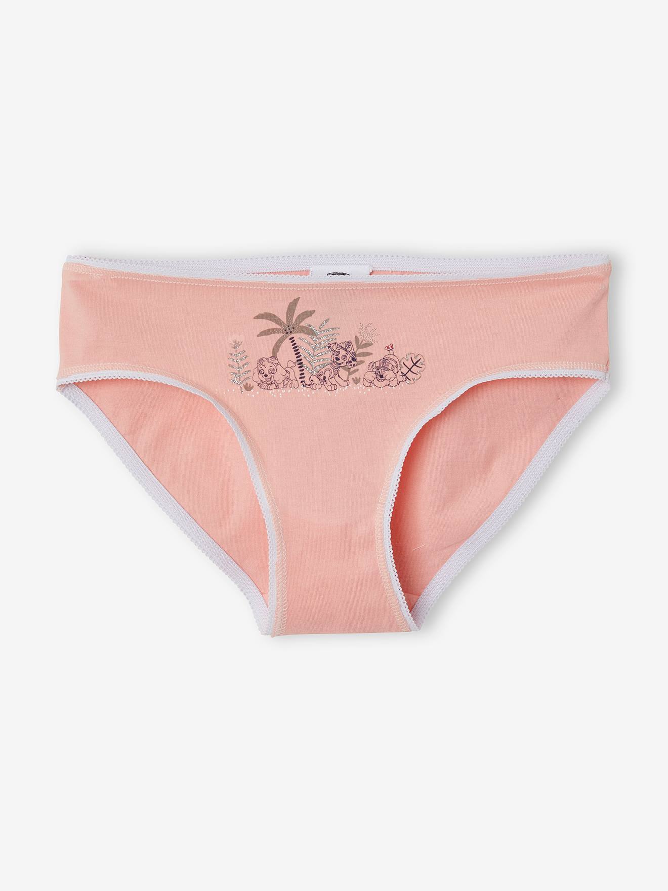 Lot de 3 culottes fille Pat Patrouille® blanc / rose / gris chiné