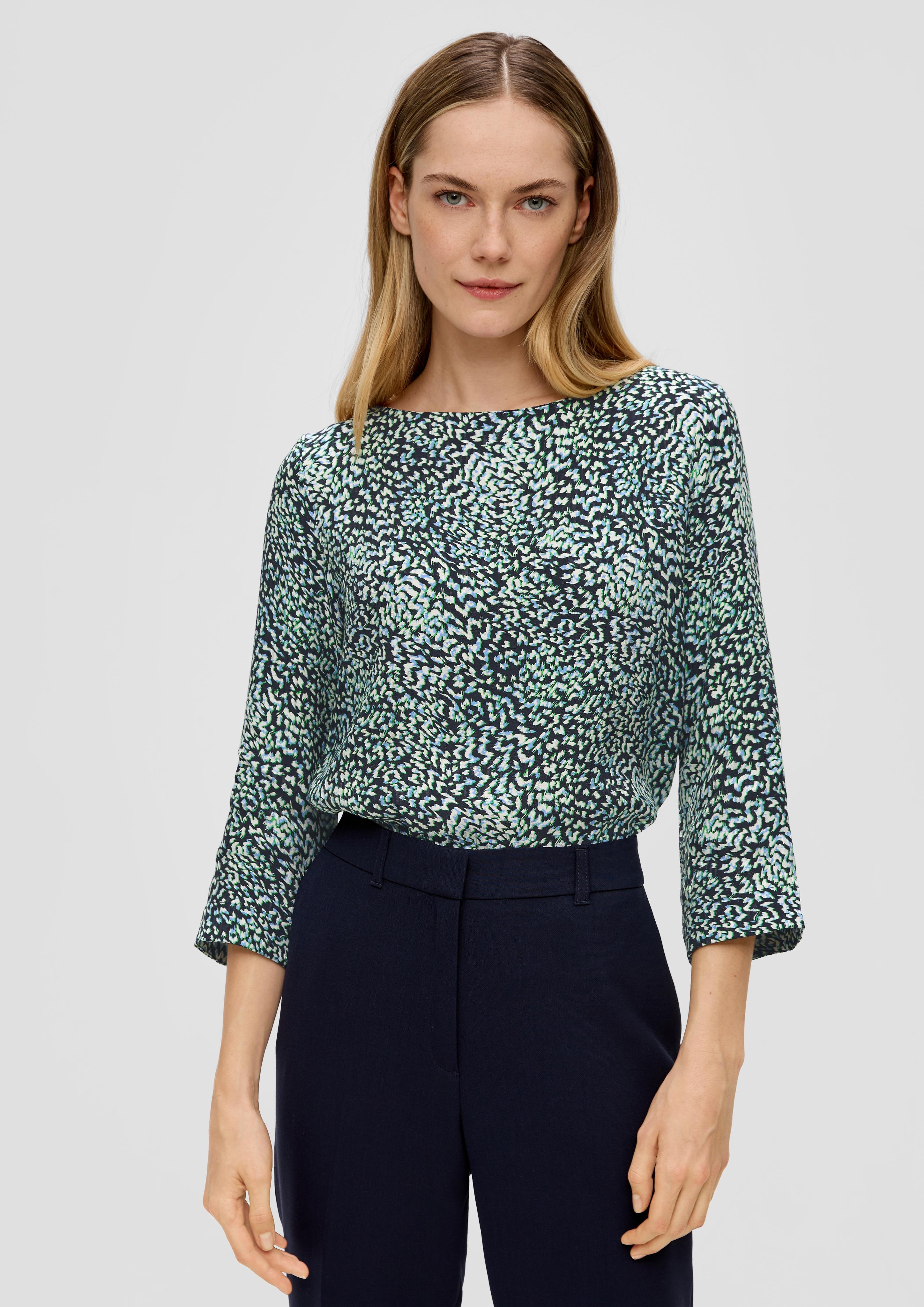 Bluse mit seitlich geschlitztem Saum  2142693-59A4