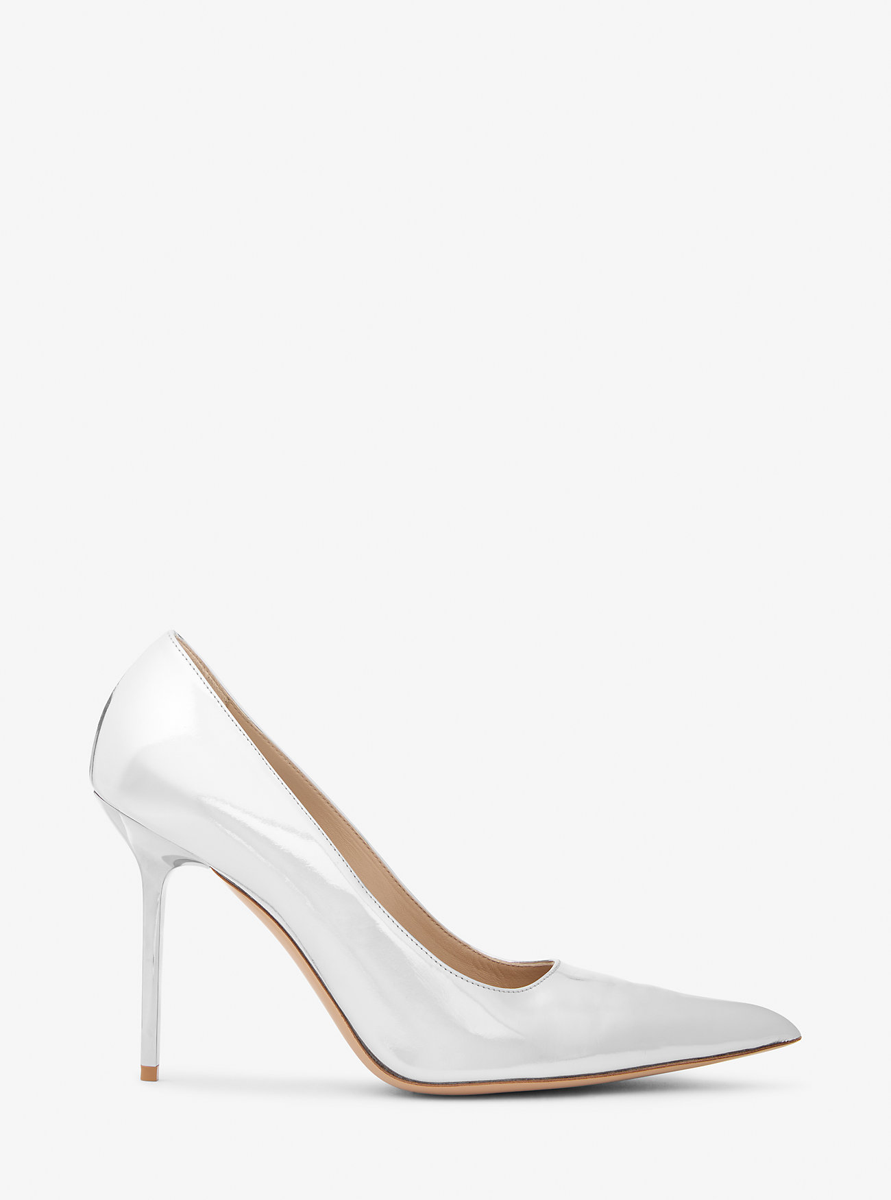 Winona Specchio Pumps i skinn - SØLV