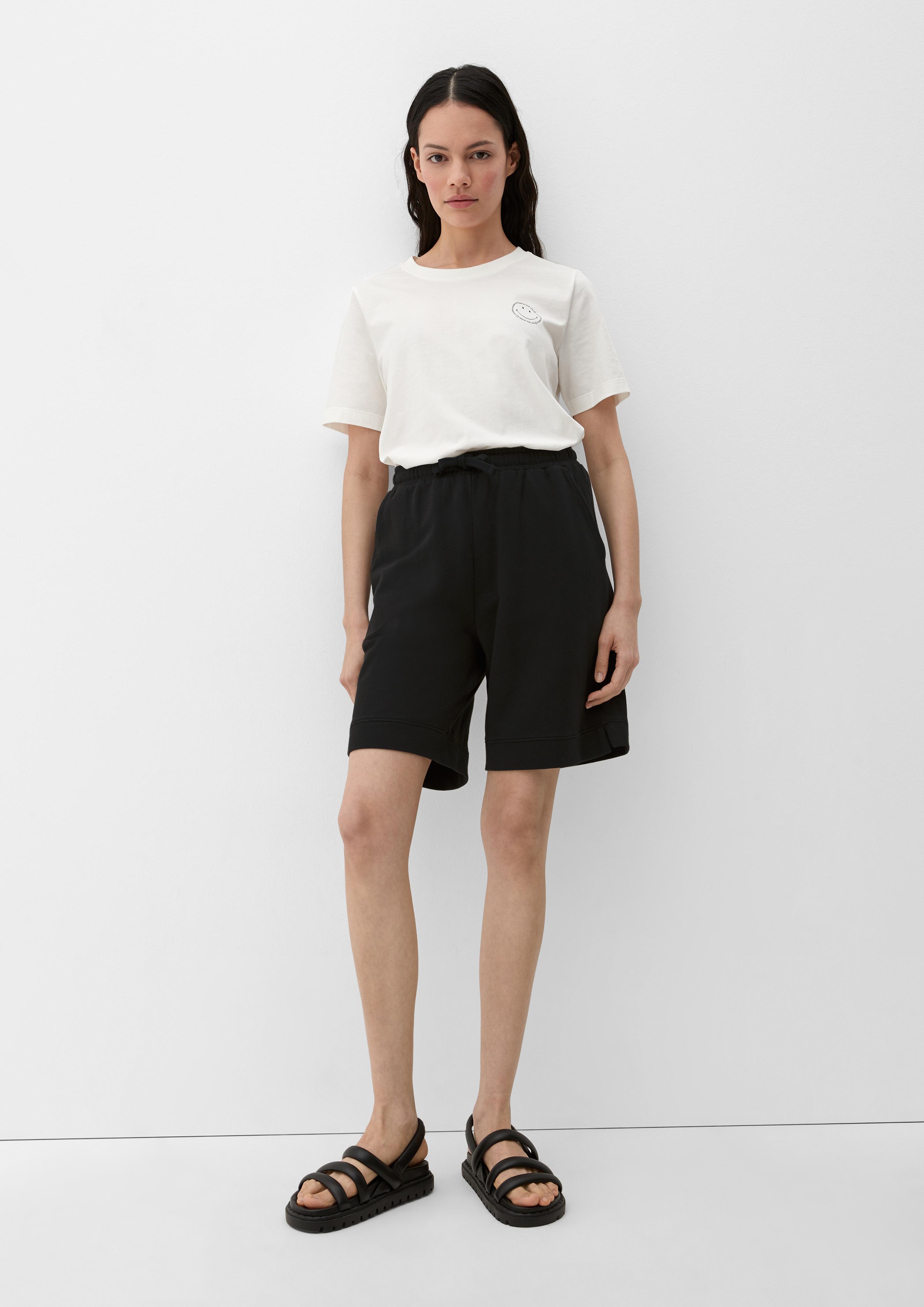 Relaxed: Sweatshorts mit Smiley-Print  2131569-9999