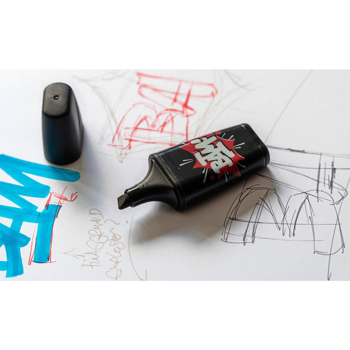 Textmarker BOSS MINI by Snooze One, 3 Farben (orange, pink, grün)