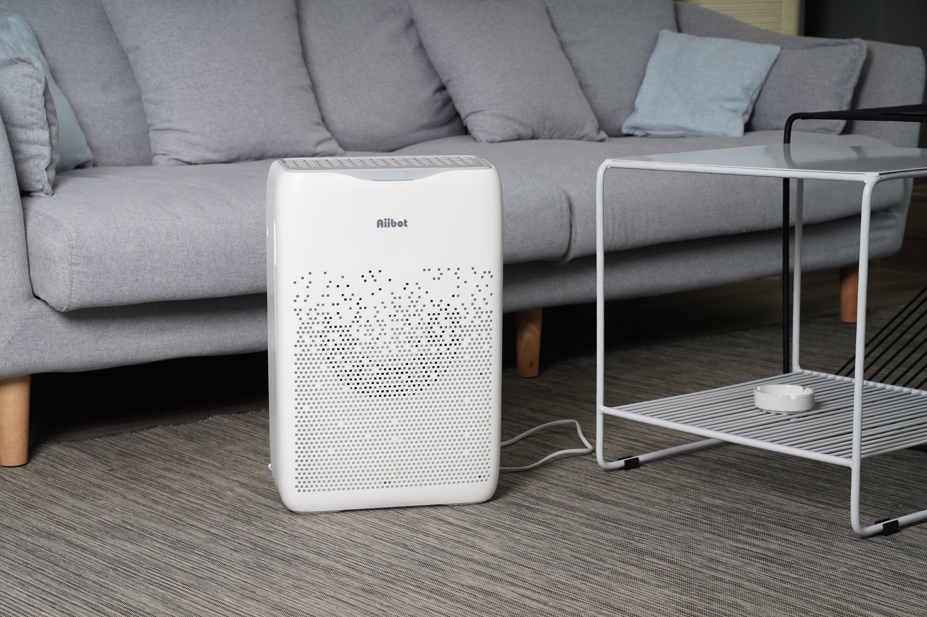 *Aiibot Luftreiniger Luftreiniger mit 5 in 1 HEPA Filter,4 Lüfterstufen,Ionisierer, für 80 m² Räume, Timer, Nachtmodus(unter 29 dB), 4 Windgeschwindigkeit
