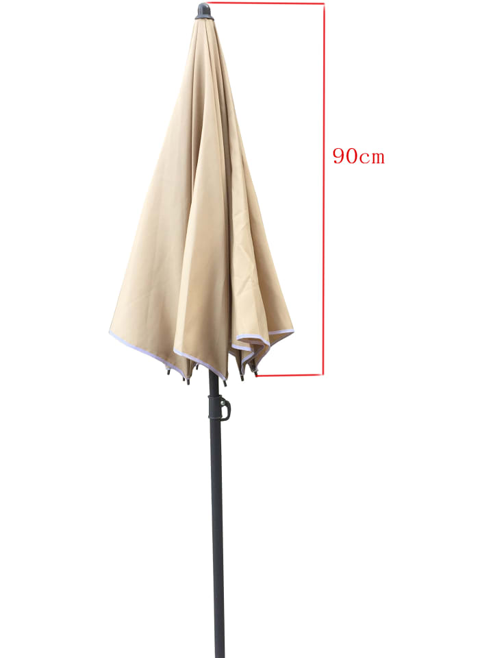 VCM  Sonnenschirm 180 cm Strandschirm Schirm UV-Schutz in Beige günstig kaufen onesize