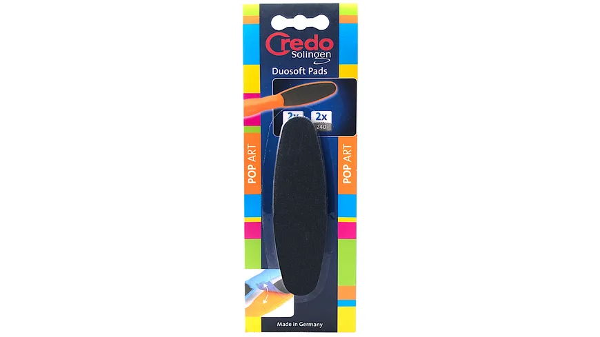 Credo Fussfeile DuoSoft Ersatzfeilflächen, 2xgrob, 2xfein