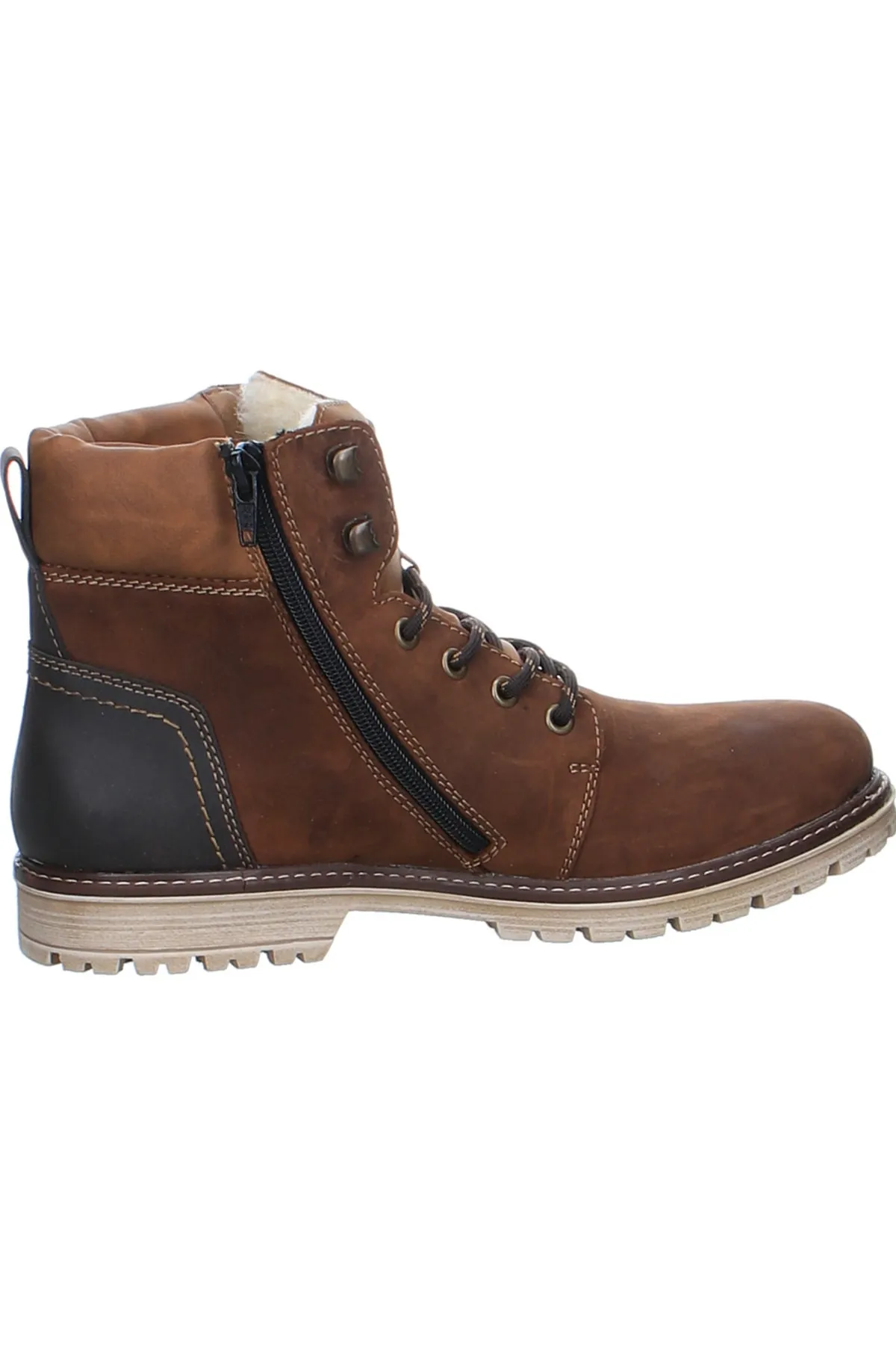 Rieker  Stiefelette - Braun - Flacher Absatz