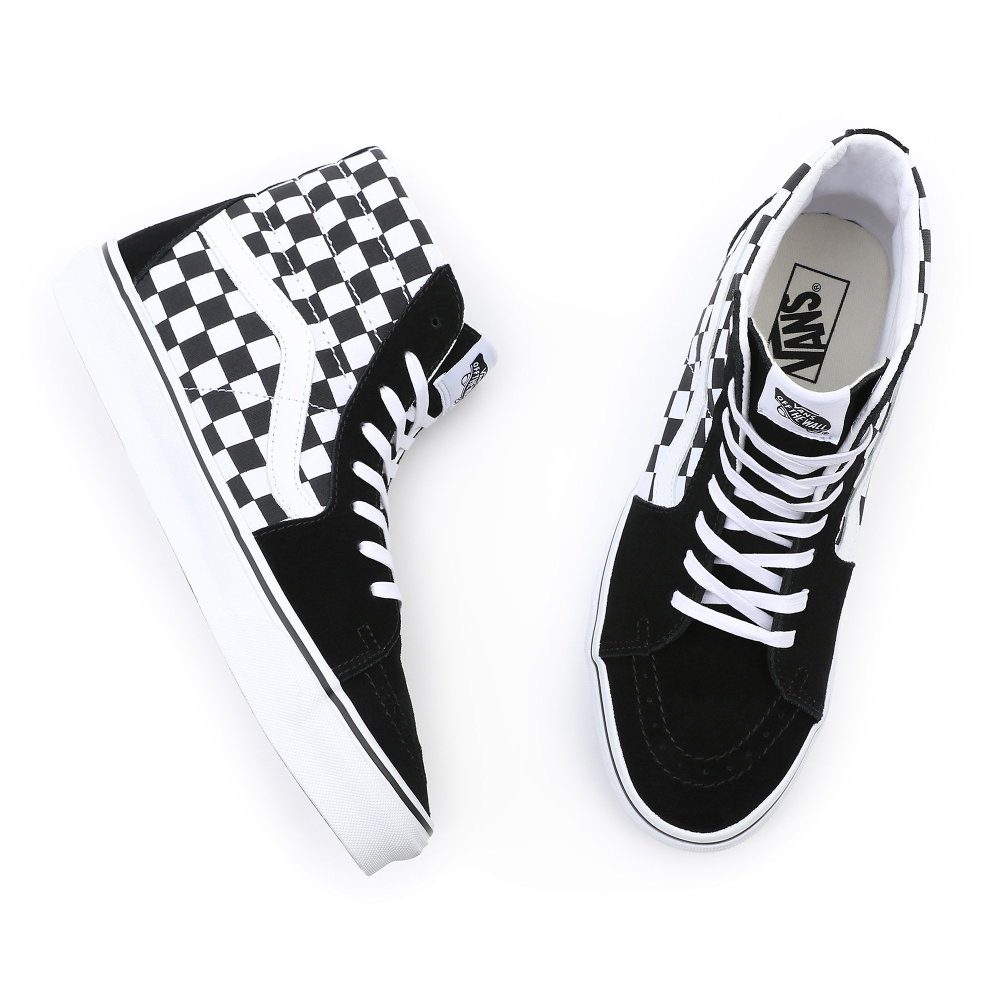 Vans SK8 Hi UA Checkerboard VN0A32QGHRK1 / schwarz