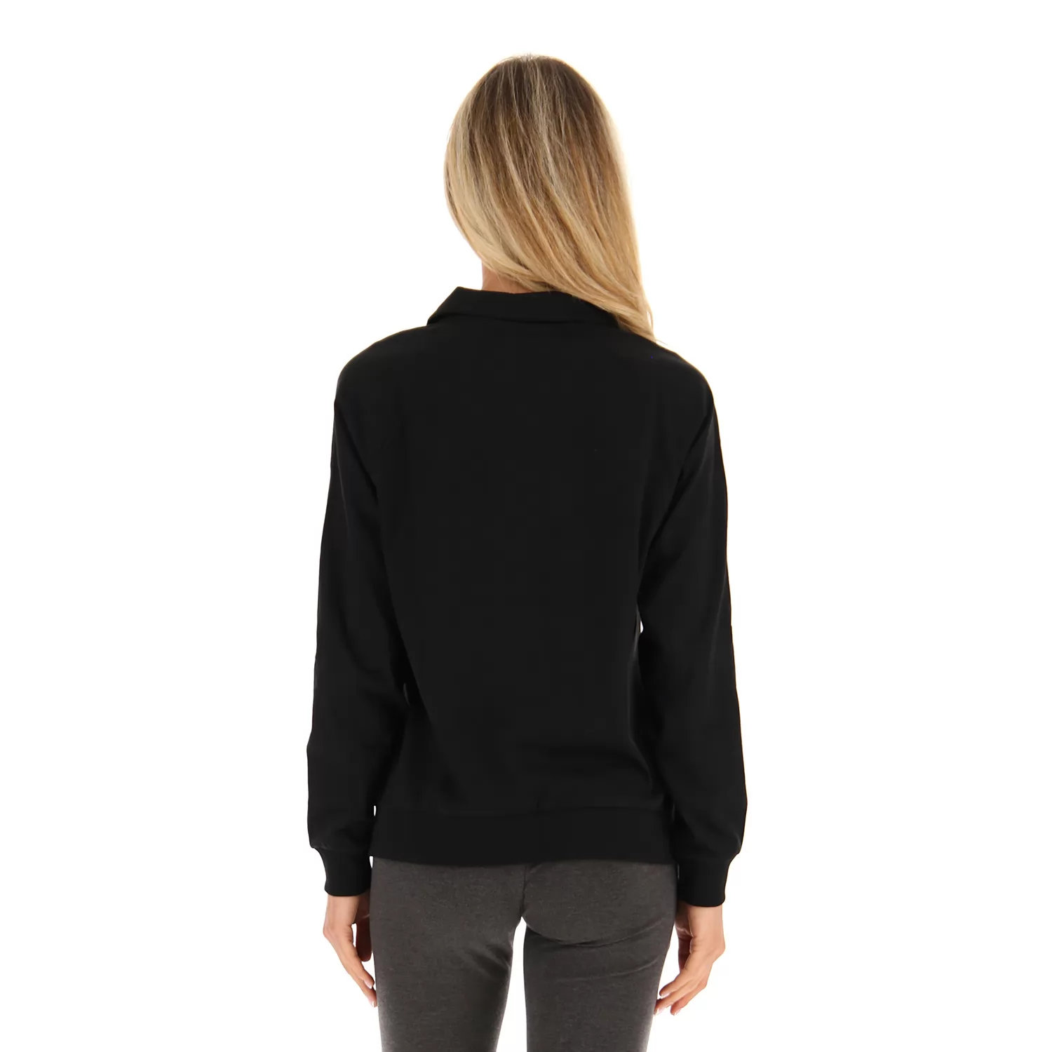 MSC W SWEAT FZ HELT SVART
