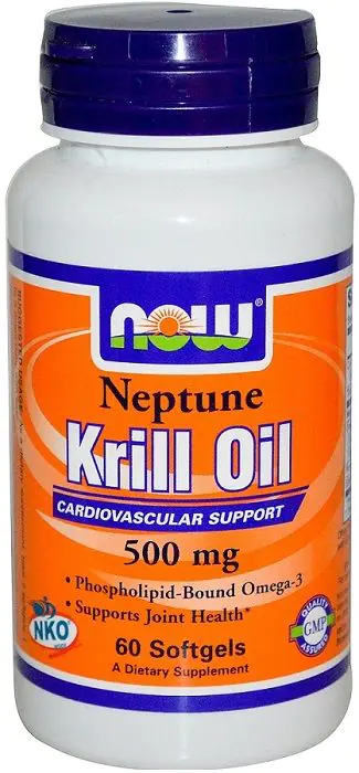 Now Foods Neptune Krill ulje 500 mg, Krill ulje s omega-3, kapsule