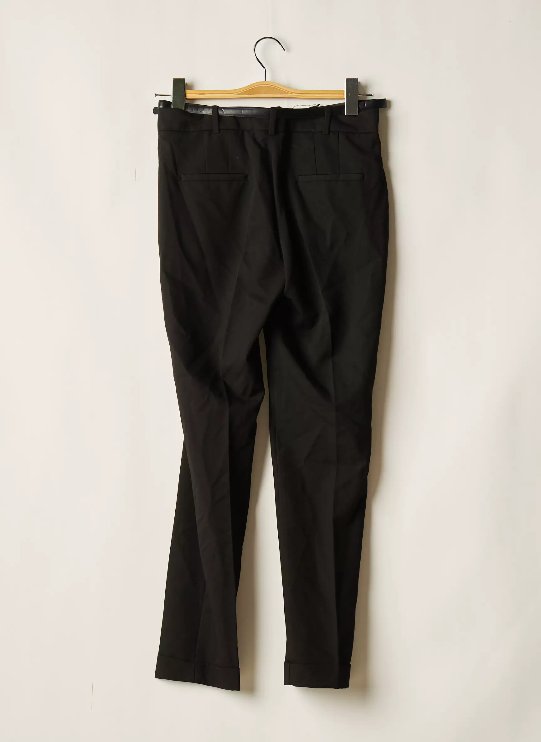 Mango Pantalons Chino Femme couleur noir