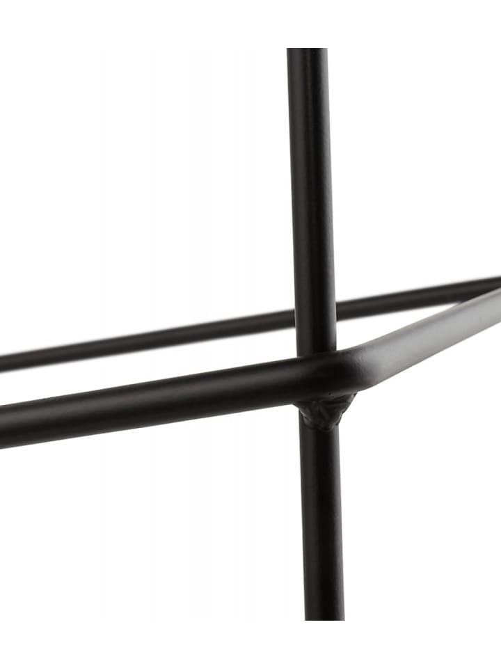 KADIMA DESIGN Barhocker EKTOR mit Stoffsitz | Barstuhl mit Fußstütze Stapelbar in Grau günstig kaufen onesize