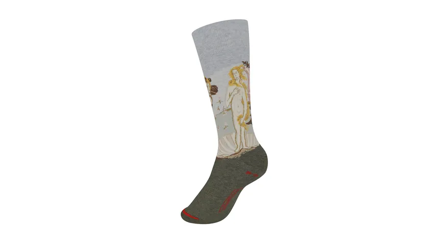 MuseARTa Unisex Socken Sandro Botticelli - Birth of Venus grau