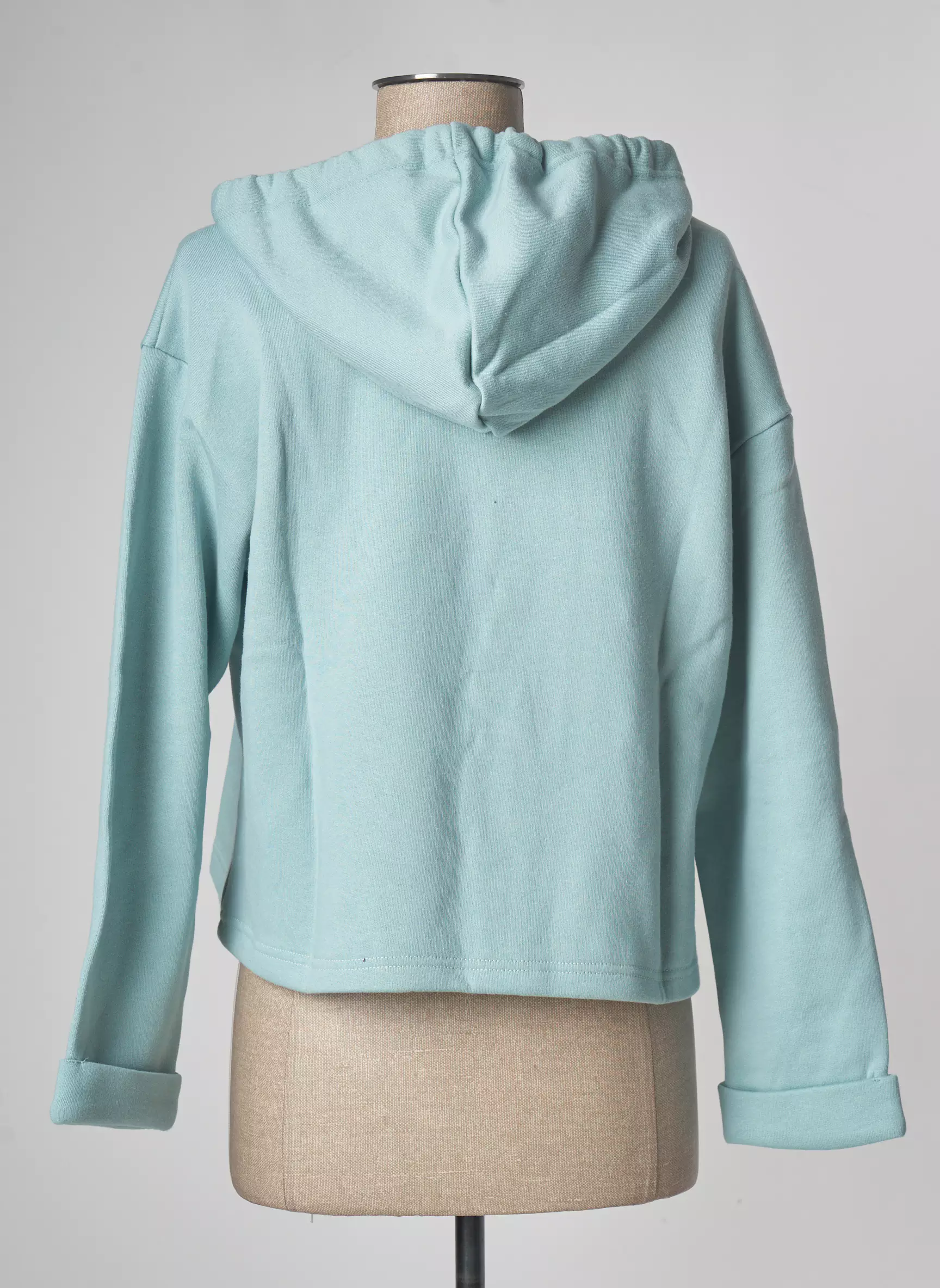 Lazy   Cosy Sweat Capuche Femme couleur bleu
