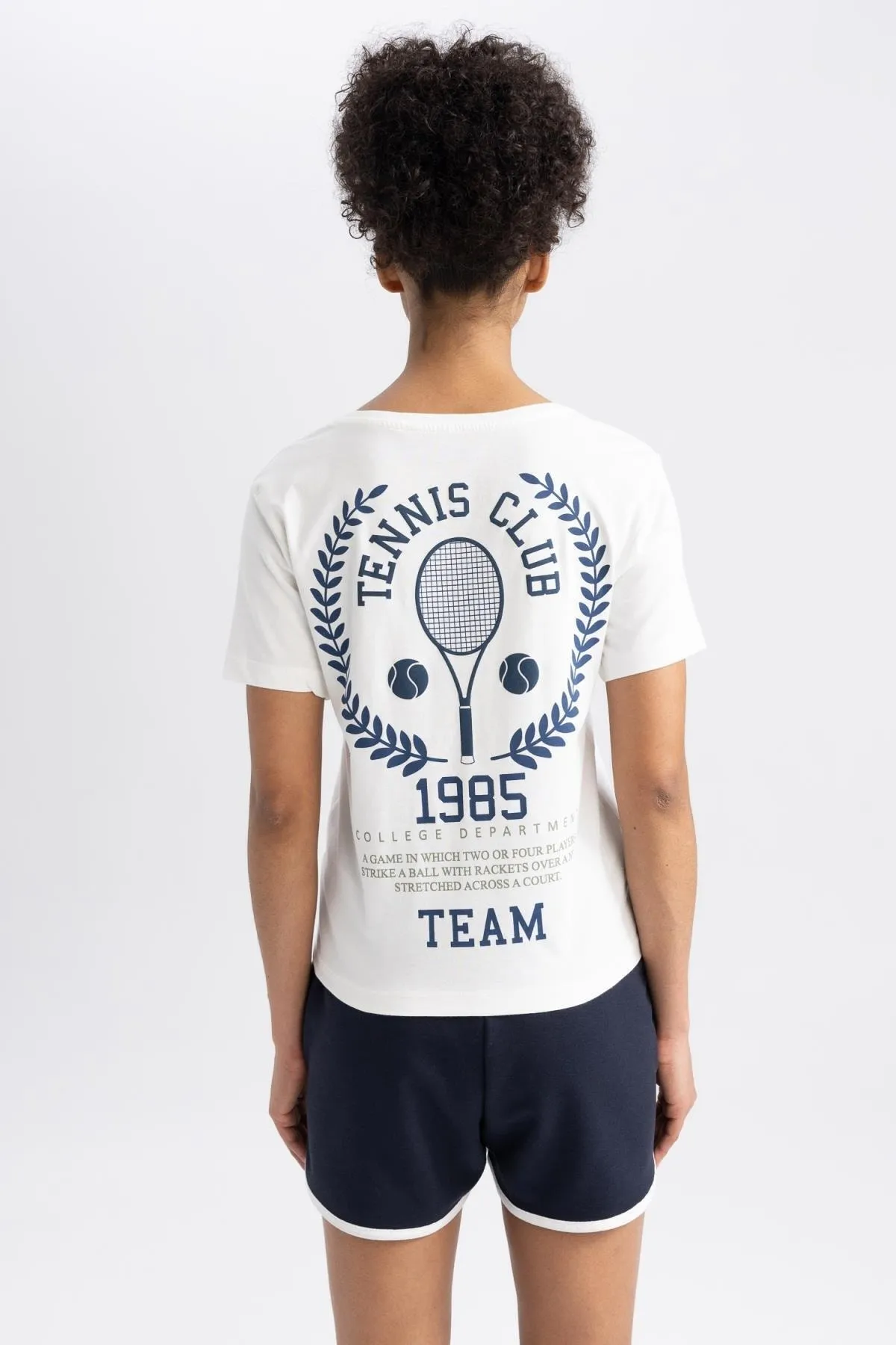 DeFacto  Passform: Oversize-Fit-Sport-Kurzarm-T-Shirt mit Rundhalsausschnitt A7049ax23hs