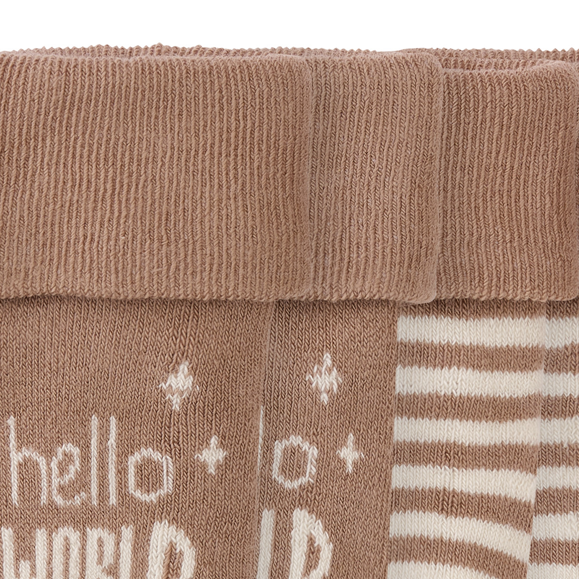 2 Paar Newborn Socken mit Umschlagbündchen