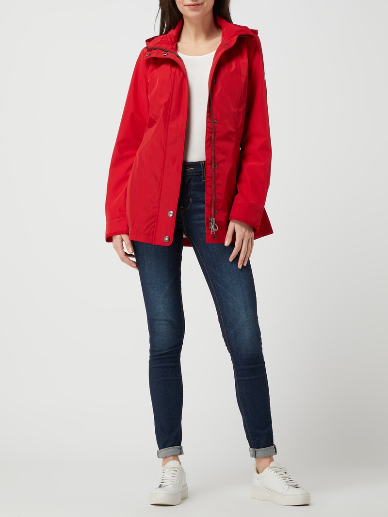 Funktionsjacke mit Label-Applikation Modell 'TOUJOURS 382' in rot