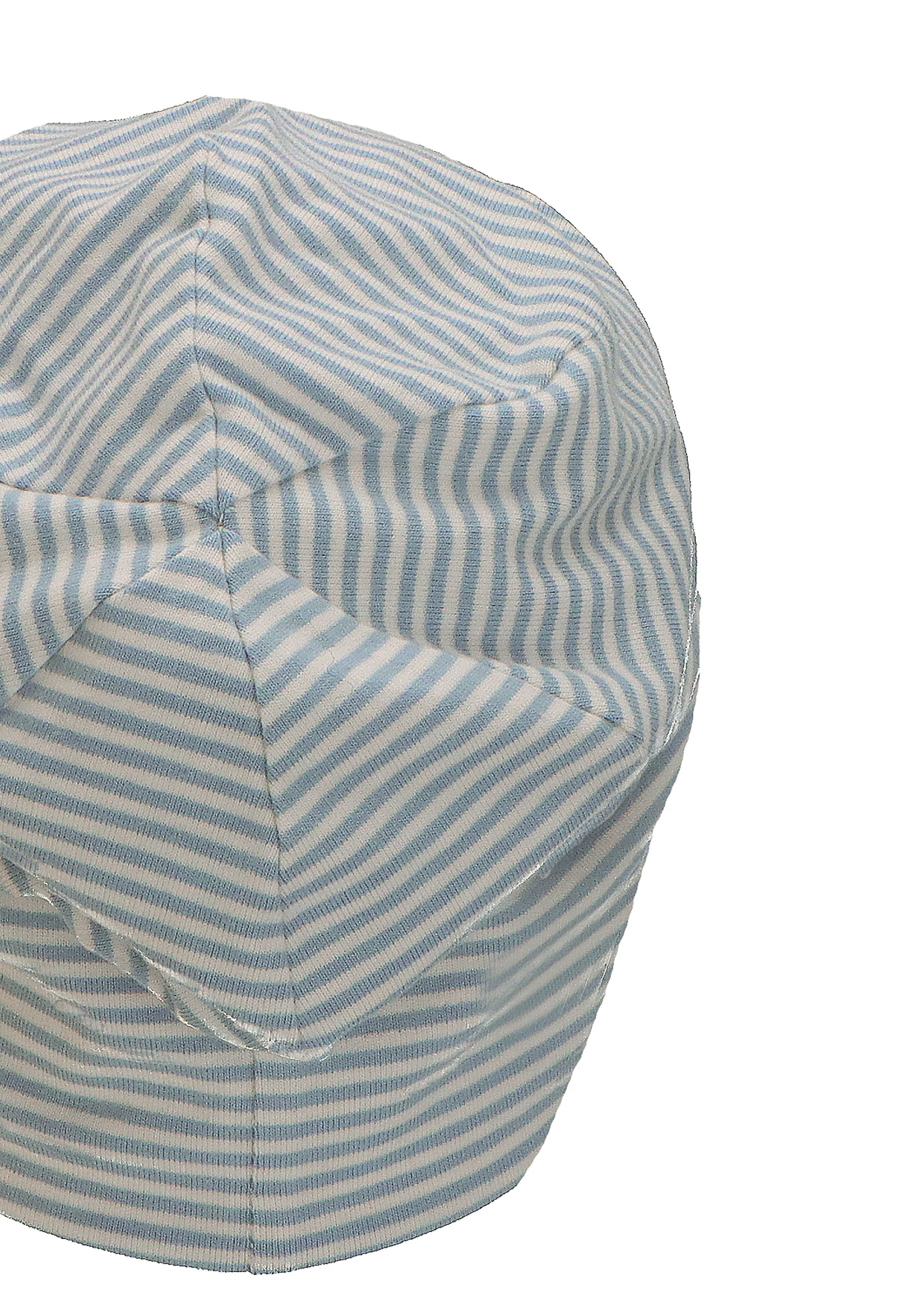 GOTS Slouch-Beanie aus Jersey (Bio) mit Ringel
