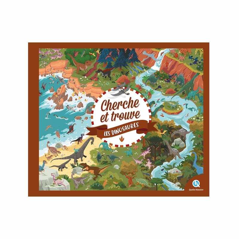 Livre Cherche et Trouve Dinosaures - Quelle histoire
