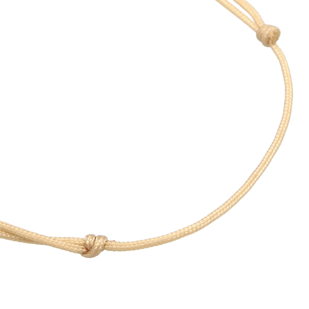 Elli Elli Bracelet Femmes symbole de patte avec textile en argent sterling 925 Bracelet