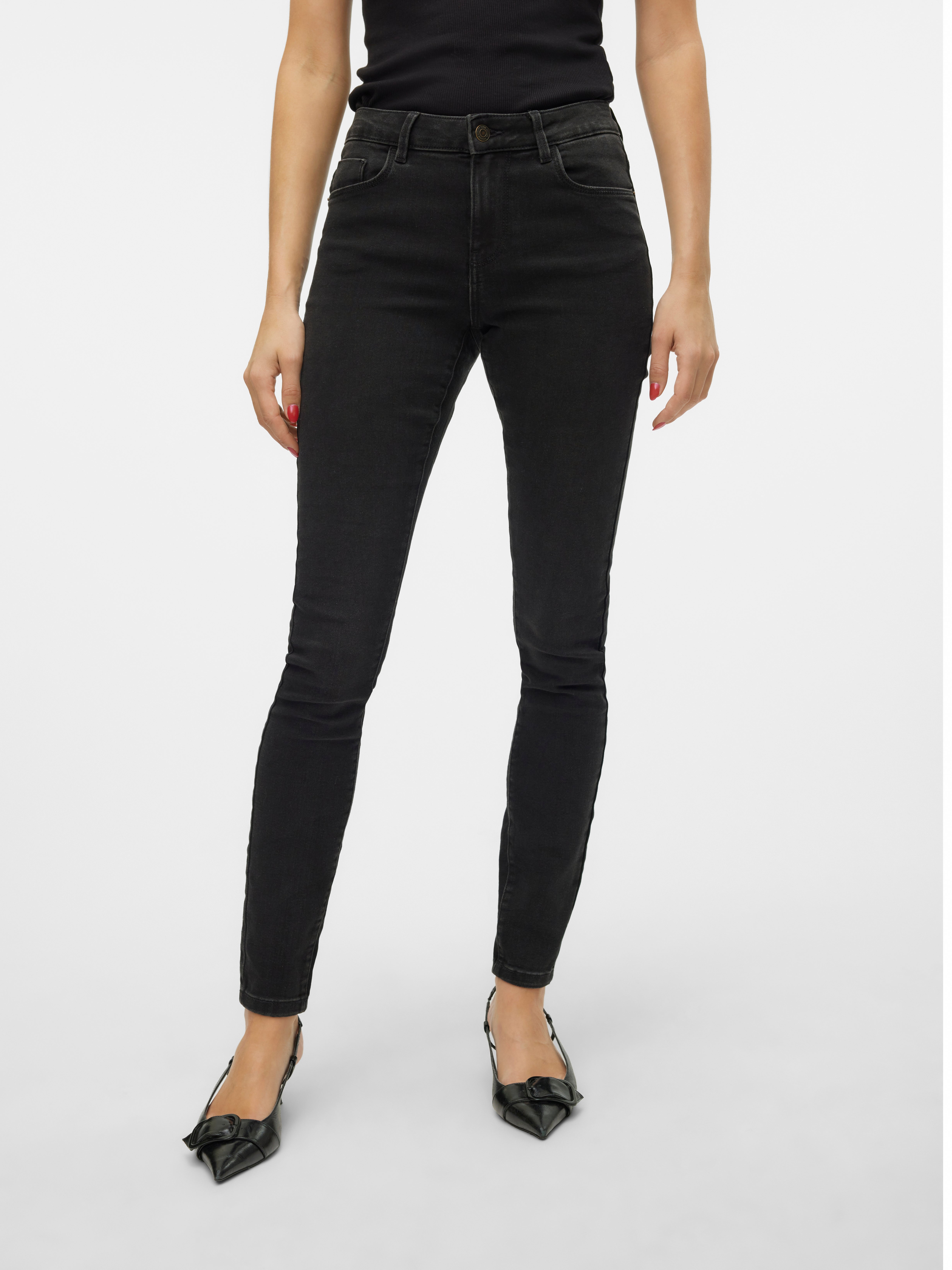 VMELLY Mid Rise Skinny Fit Jeans