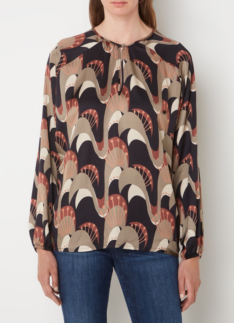 Summum  Tuniek met print en ballonmouw