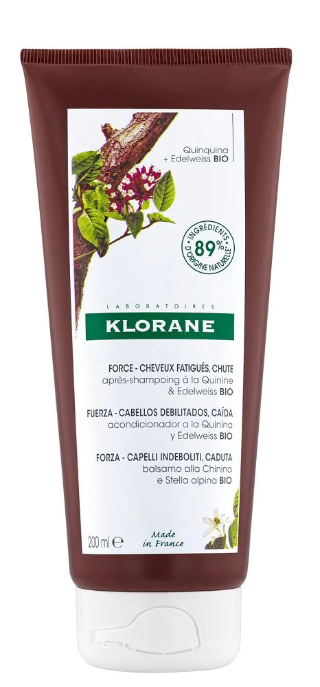 „Klorane“ kondicionierius su chininu ir organiniu edelveisu
