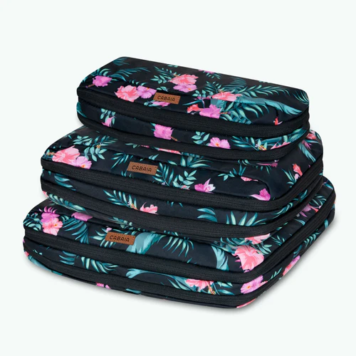Large Valladolid Black Suitcase Organizer