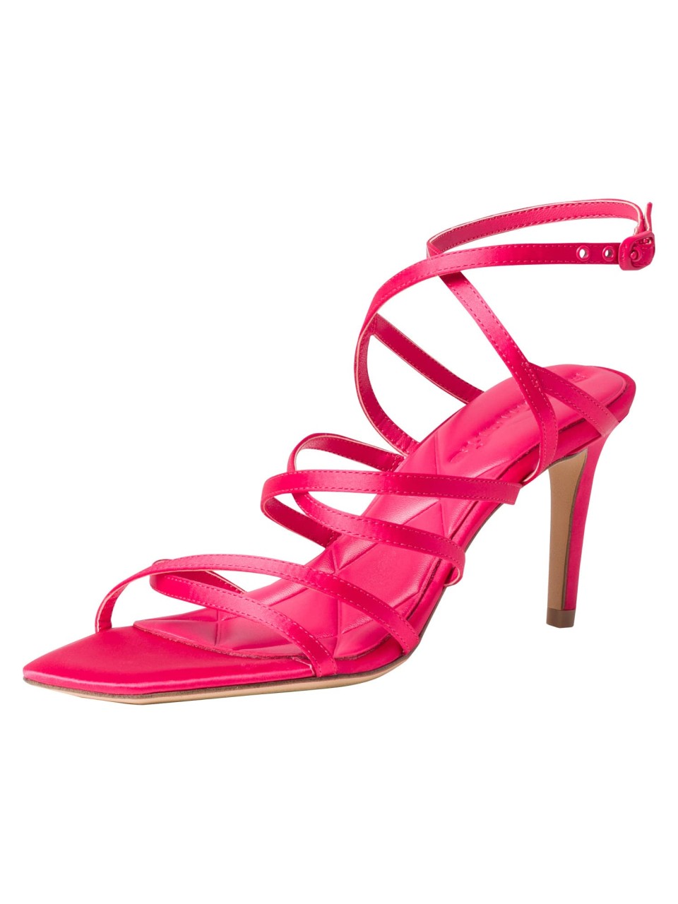 TAMARIS Klassische Sandalen lila/pink rasperry Textil