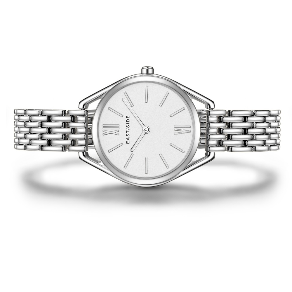 EASTSIDE Montre à quartz Edison en Argent Acier inoxydable en Argent Montre