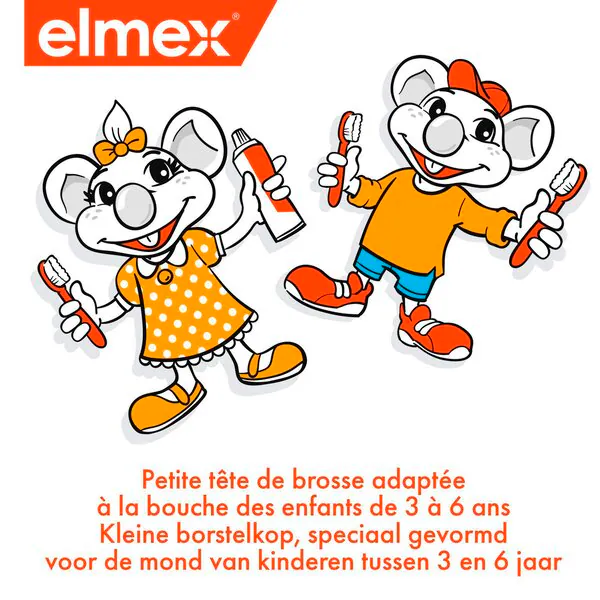 Elmex 3-6 éves gyermek fogkefe 3-6 éves korig