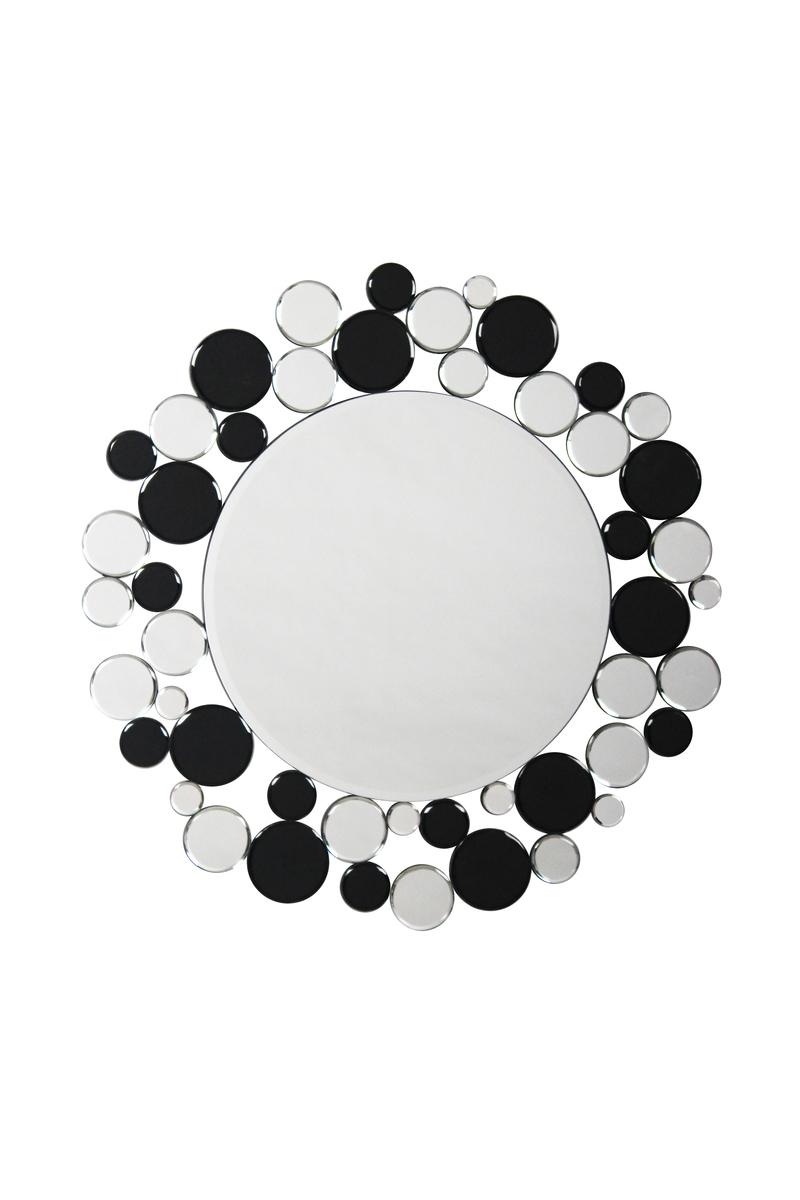 Kayoom Wandspiegel Bubble 1925 Silber / Schwarz